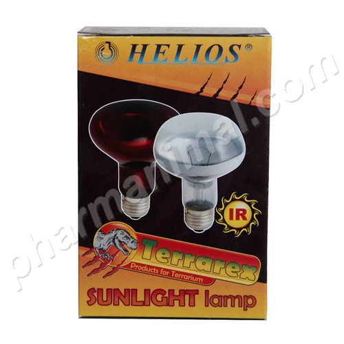 AMPOULE IR ROUGE A VIS HELIOS  	230v 100w  E-27